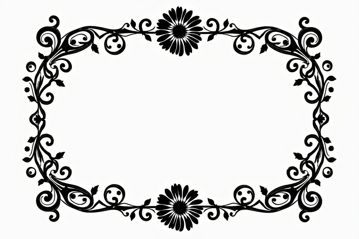 8 Lotus Floral Frame Bundle, an Illustration by Designs_River (Photo 7 of 9)