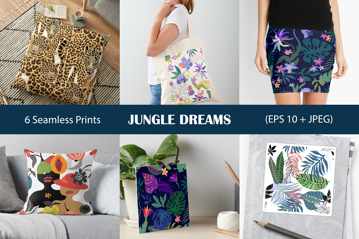 Jungle Dreams, a Pattern Graphic by Svetlana Kononova (Photo 1 of 7)