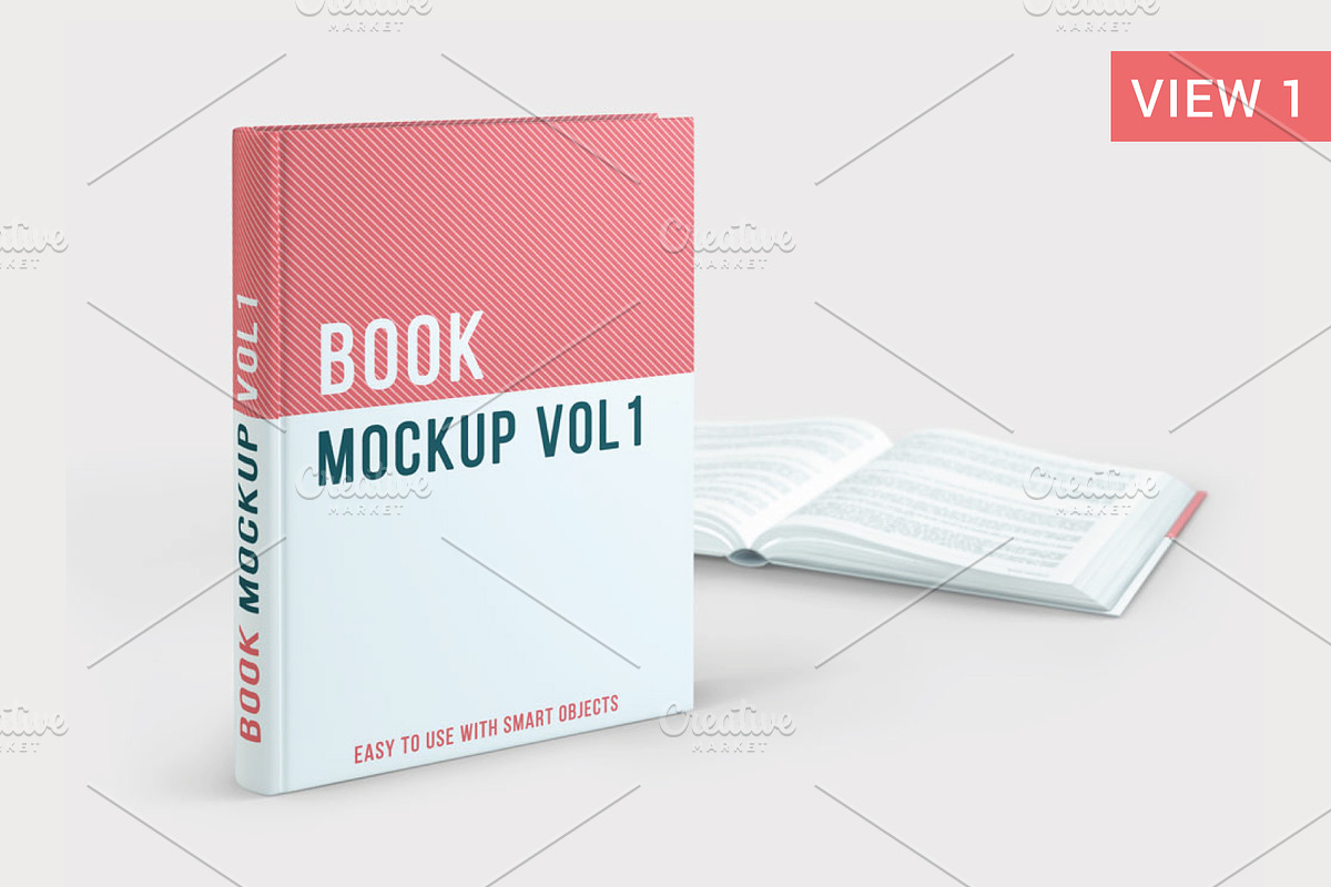 Books Mockup, a Print Template by visufactum (Photo 2 of 13)