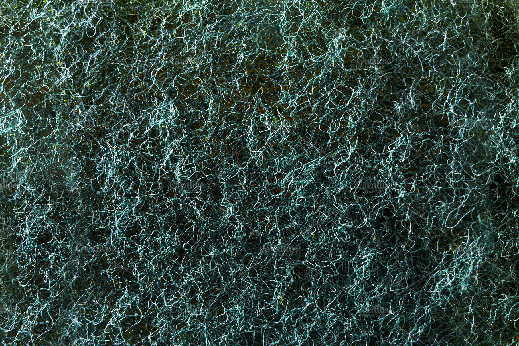 Texture of fibers of a green synthetic cleaning pad, an Abstract Photo by Davizro's Market