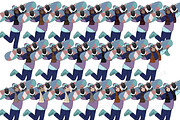 Winter Cabin Girls Clipart, a Person Illustration by GlamArtZhanna (Thumbnail 4 of 5)