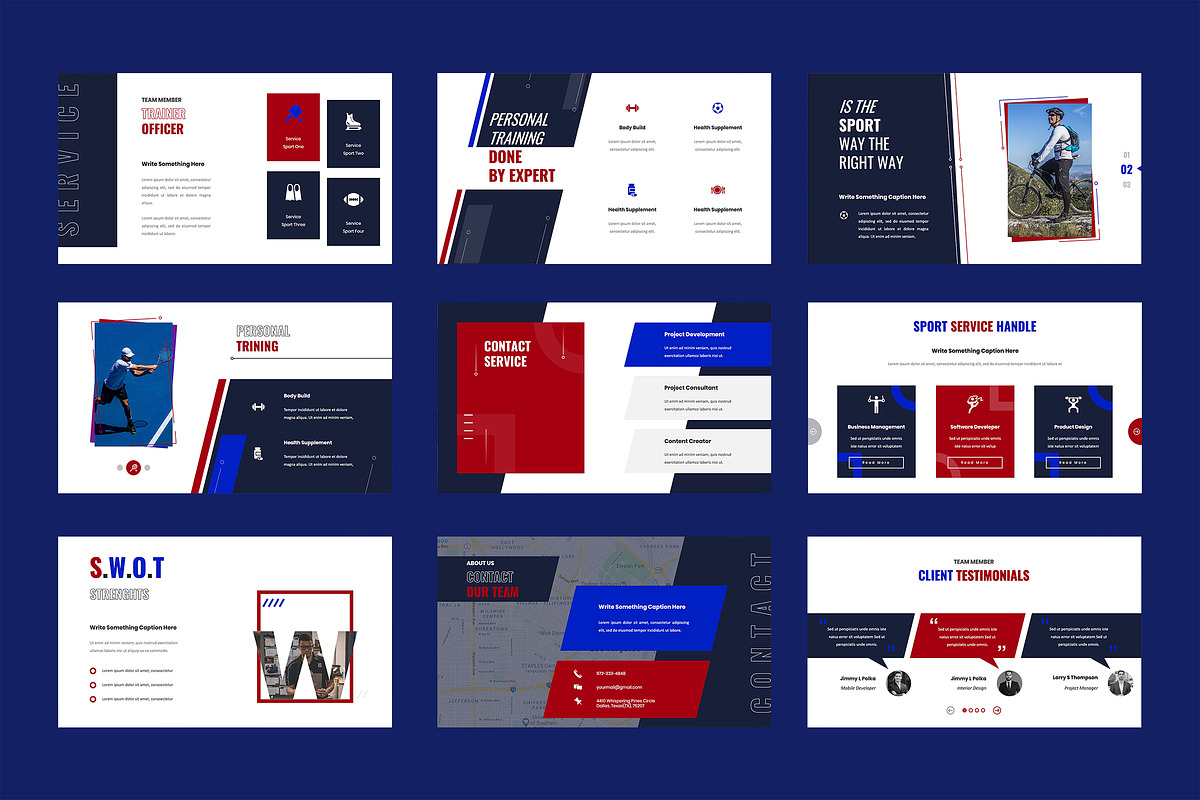 Multisport - Google Slide Template, a Presentation Template by TMint ...