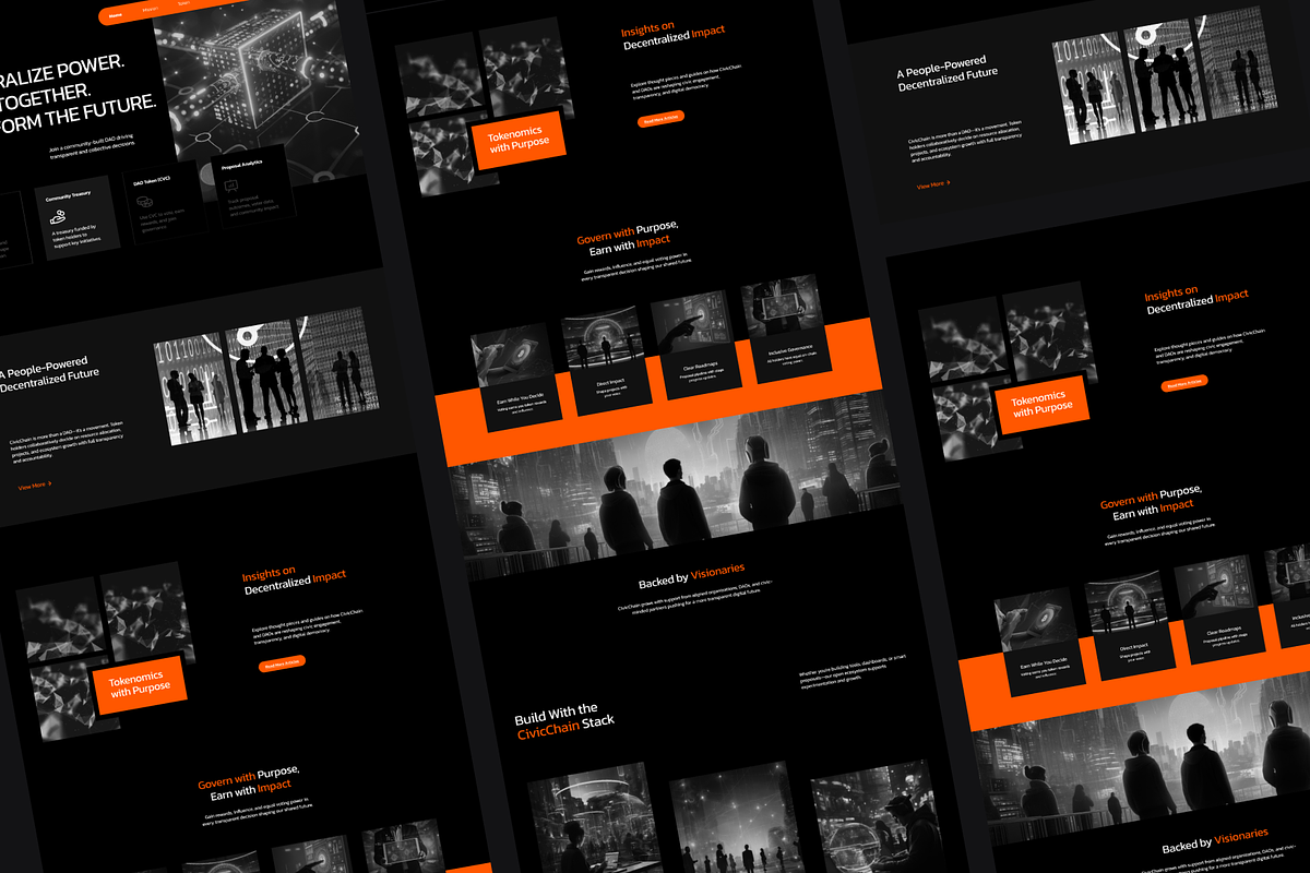 Figma DAO Governance Landing Page preview 3