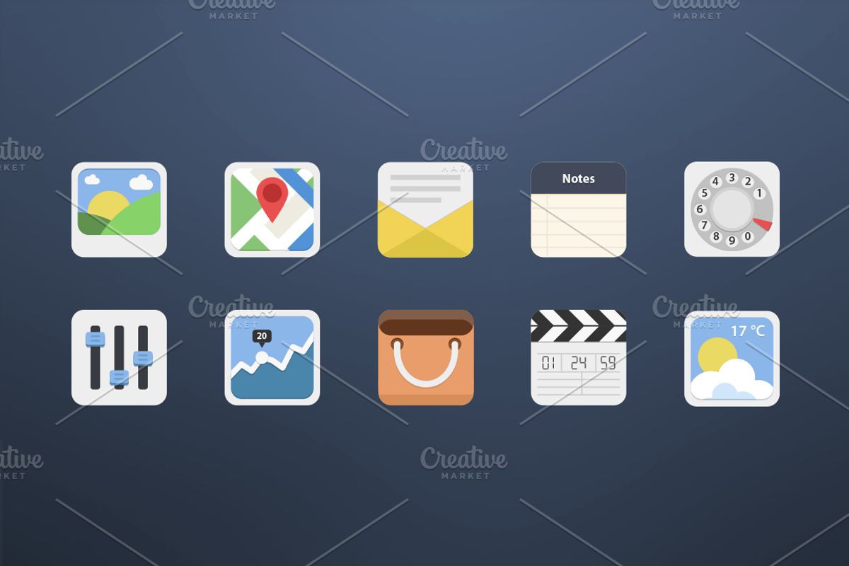 10 Android Icons - Set 2, an Icon by JakobTee