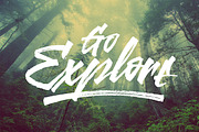 City Bustle brush font, a Script Font by Qiwbrother Studio (Thumbnail 2 of 8)