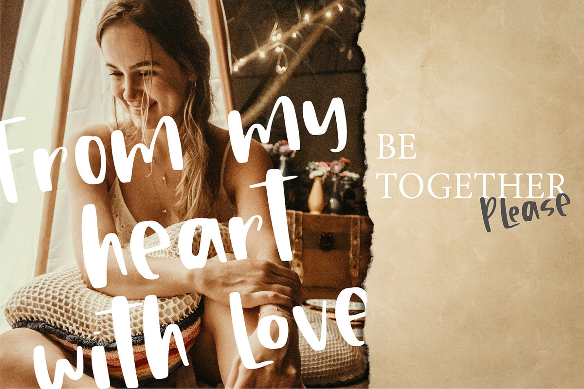 Sandra Type | Handwritten Font, a Script Font by Artstudio (Photo 5 of 8)