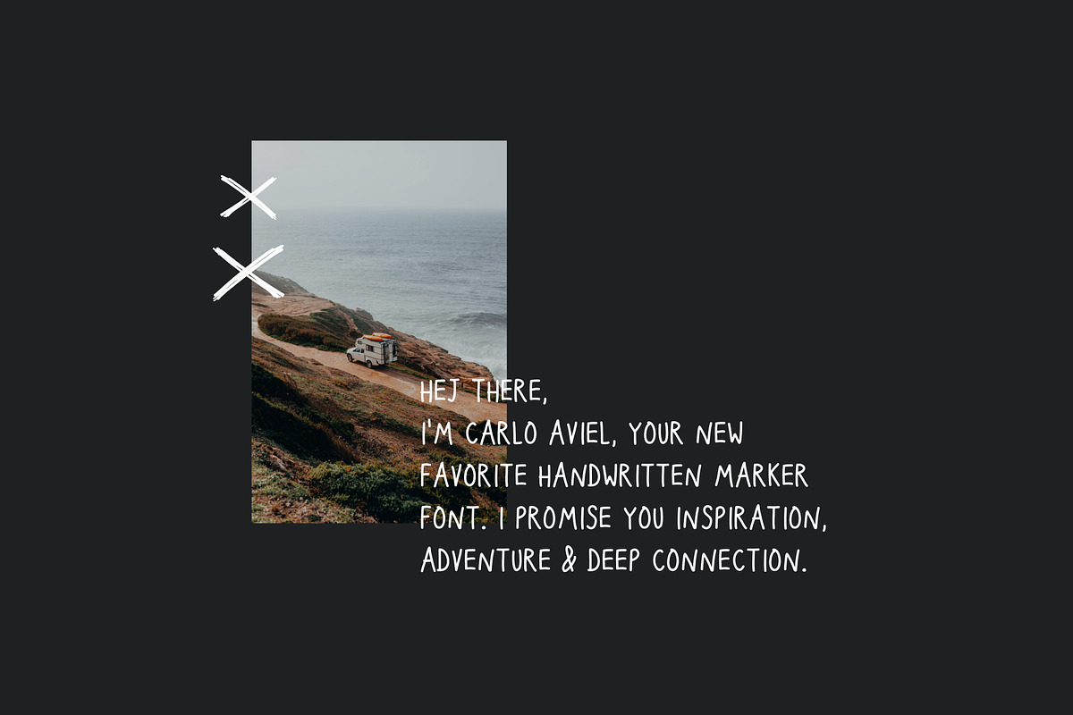 Carlo Aviel · Handwriting Font, a Handwritten Font by Lagom Studio (Photo 2 of 8)
