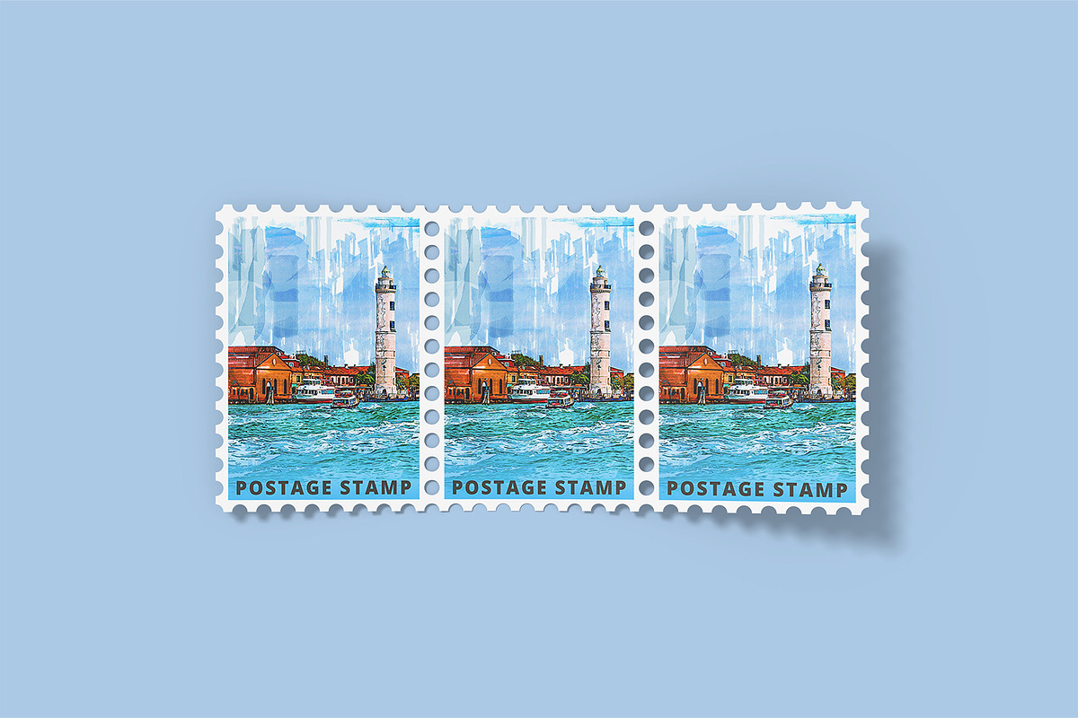 Postage Stamp Mockups Collection, a Flyer Template by Compositing Studio (Photo 18 of 22)
