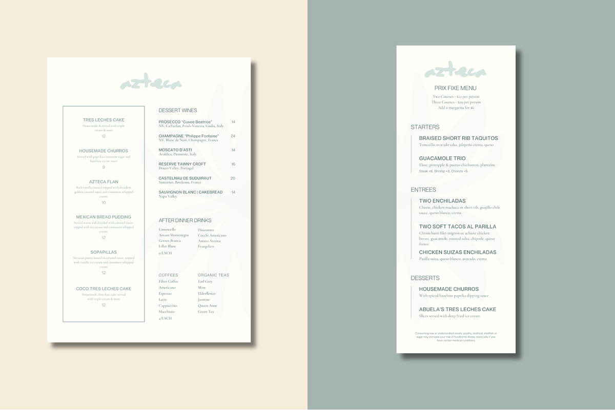 Premium Restaurant Template Set, a Branding & Logo Template by Soigné Branding Studio (Photo 5 of 7)