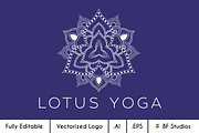 Lotus Yoga - Reiki Healing Logo 2, a Branding & Logo Template by BF Studios (Thumbnail 2 of 3)