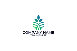 Farming Plant Logo