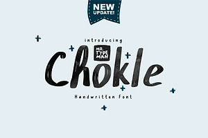 Chokle Handwritten Font, a Sans Serif Font by Mr.Typeman