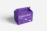 Gable Box Mockup PSD Packaging, an Advertising Mockup by Indah (Thumbnail 3 of 6)