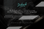 Darkside, a Script Font by Letteratom (Thumbnail 9 of 11)