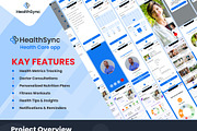 HealthSync App - Complete UI Kit, an UI Kit Template by UI Pixel (Thumbnail 2 of 11)