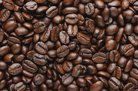 Coffee beans texture