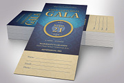 Anniversary Banquet Ticket Word, a Card Template by Four C Graphic (Thumbnail 2 of 10)