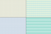 Seamless Blue Green Stripes & Plaids, a Pattern Graphic by Melissa Held Designs (Thumbnail 3 of 6)