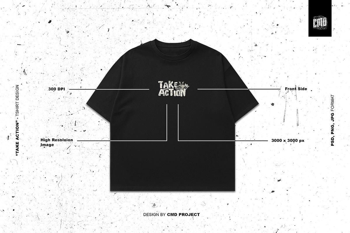 Take Action T-Shirt Design Collage, an Object Graphic by Cmd Project (Photo 2 of 9)