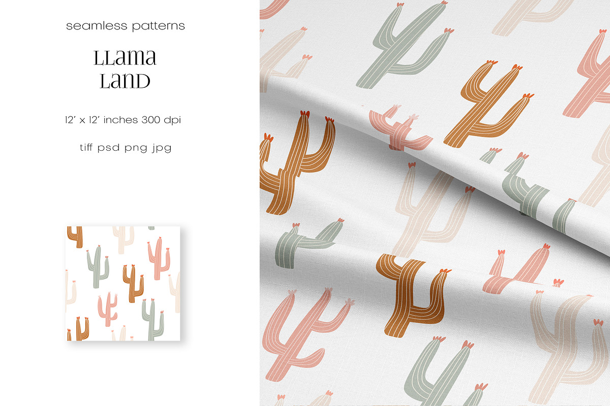 Kids Pattern Collection, a Pattern Graphic by PROTEA Watercolor Studio (Photo 6 of 9)