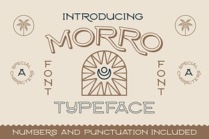 Morro Typeface Vintage Font