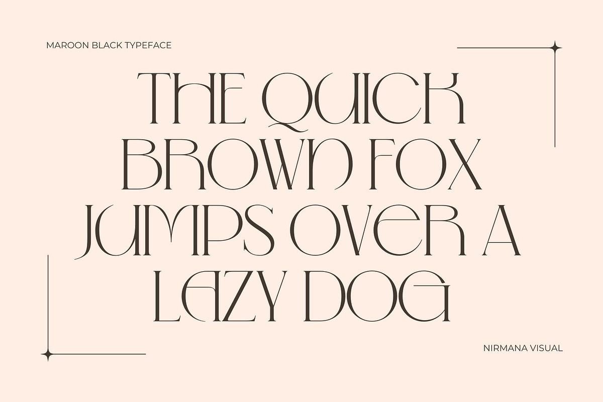 Maroon Black, a Serif Font by Nirmana Visual (Photo 2 of 11)