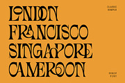 Douglas Thomson, a Serif Font by Cruzine (Thumbnail 3 of 8)