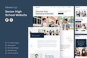 EdmunHigh Senior High School Framer, a Websites & App Template by peterdraw (Thumbnail 1 of 7)