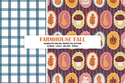 Farmhouse Fall Seamless Patterns, a Pattern Graphic by Alanna Messina Design Co (Thumbnail 5 of 8)