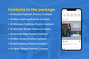 Fashion Sale Content Instagram Posts, a Social Media Template by emcrea (Thumbnail 3 of 9)