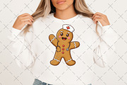 Gingerbread Christmas Nurse Doctor, an Illustration by Craft Nest (Thumbnail 2 of 6)