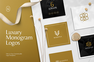 Luxury Monogram Logo Template