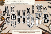 Victorian Lettering Creator Kit, a Brush Add-On by Letter Elfa Studio (Thumbnail 7 of 13)