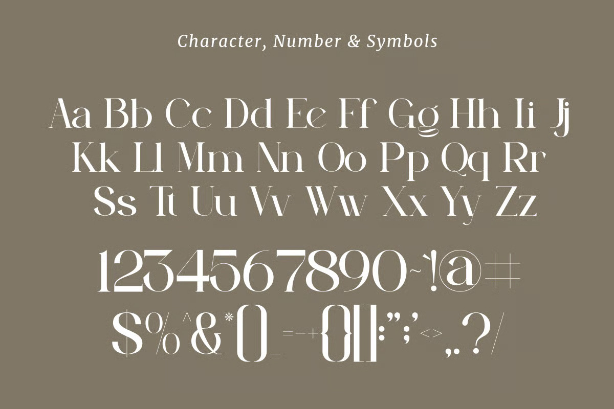 Peagen - Elegant Stylish Serif, a Serif Font by Brand Earth (Photo 2 of 12)