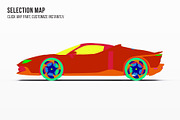 2026 Supercar Sport Convertible, an Advertising Mockup by Halal Graphic Studio (Thumbnail 6 of 12)