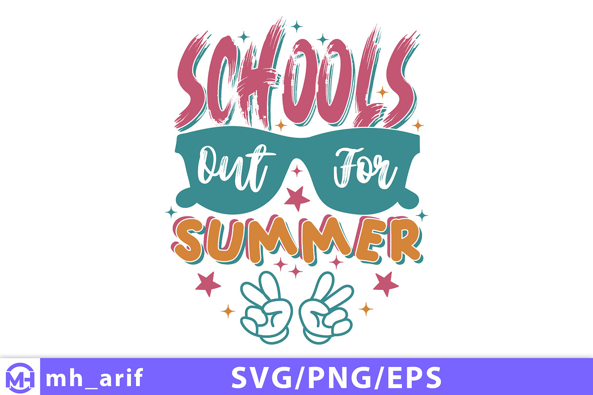 School's Out For Summer PNG Teacher, a Seasonal Illustration by mh_arif (Photo 1 of 4)