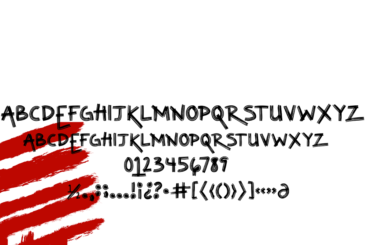 Aries Streaks Typeface, a Font by Rachel McBride Creative (Photo 3 of 8)