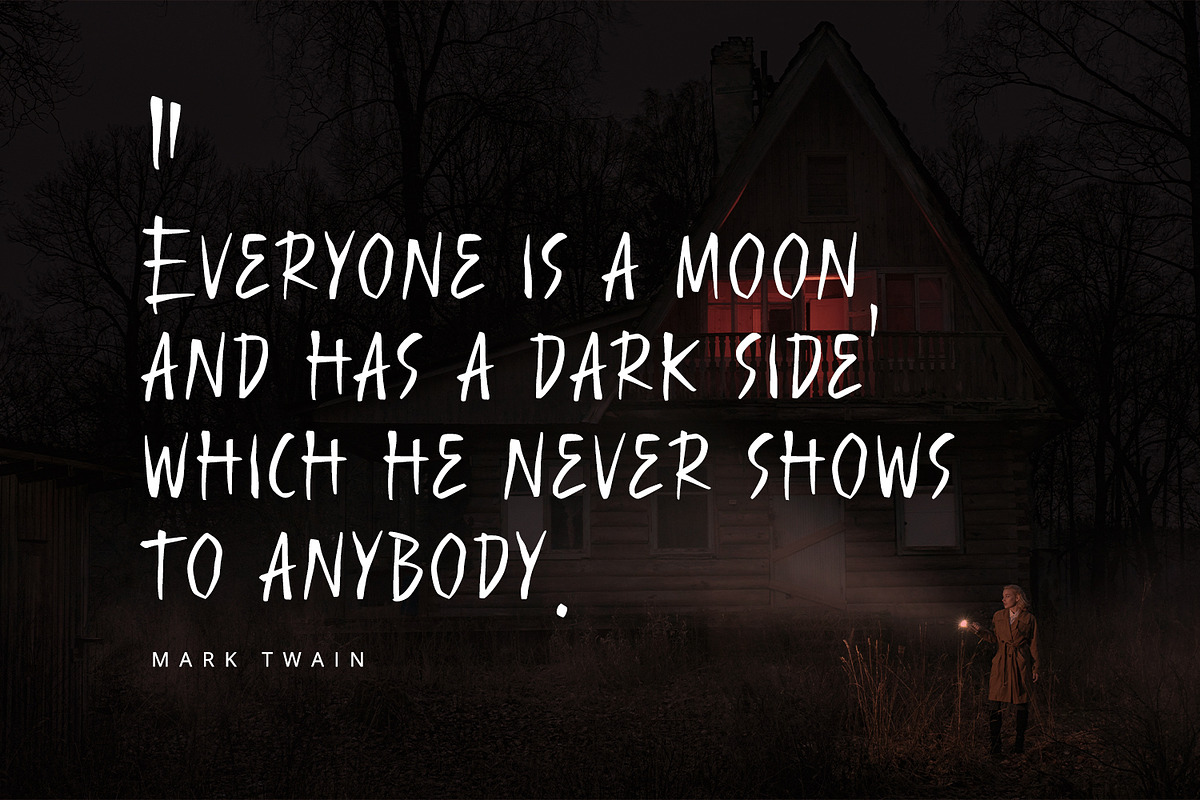 Morbid Night - Display Font, a Script Font by Alpaprana (Photo 4 of 10)