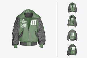 Bomber Jacket Apparel Mockup