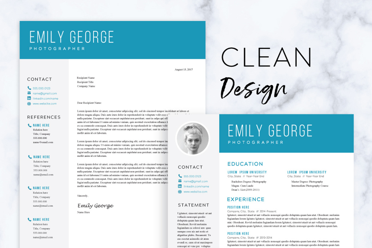 Modern Resume Template for Word, a Resume Template by SharpResumeFoundry (Photo 3 of 5)