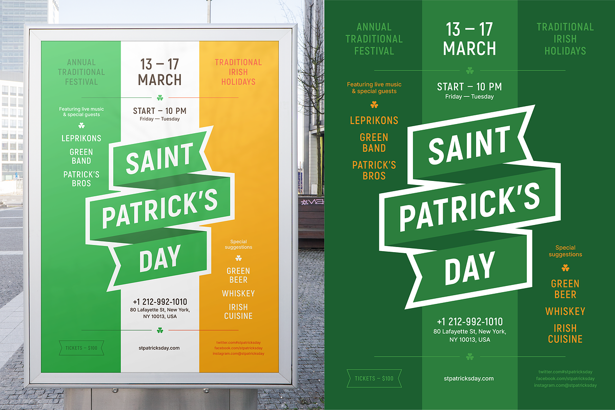St. Patrick's Party Poster, a Flyer Template by Danil Polshin (Photo 1 of 6)