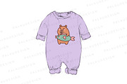Kawaii Capybara Fishing, an Animal Illustration by Palau (Thumbnail 8 of 12)