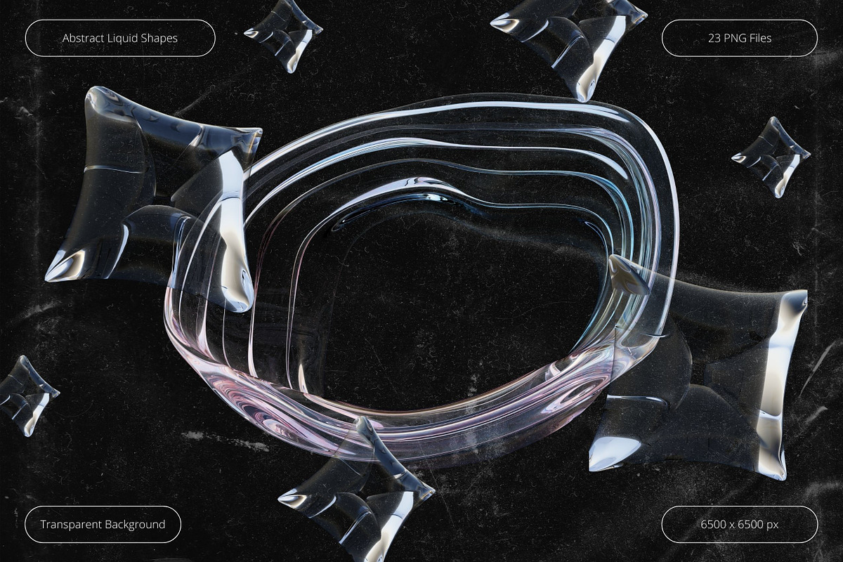 Abstract Liquid Shapes, an Object Graphic by Design Studio (Photo 2 of 4)