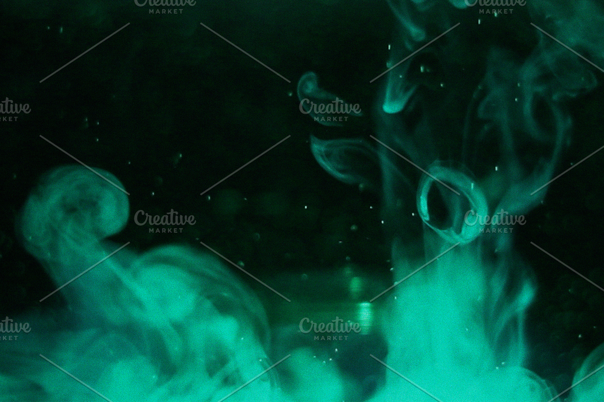 Velvet Jade Watercolor Smoke Effect, a Texture Graphic by Aidana Aidar (Photo 4 of 9)