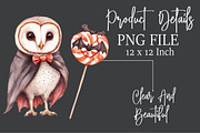 Halloween Birds Watercolor Clipart, an Illustration by Rose Art (Thumbnail 6 of 7)