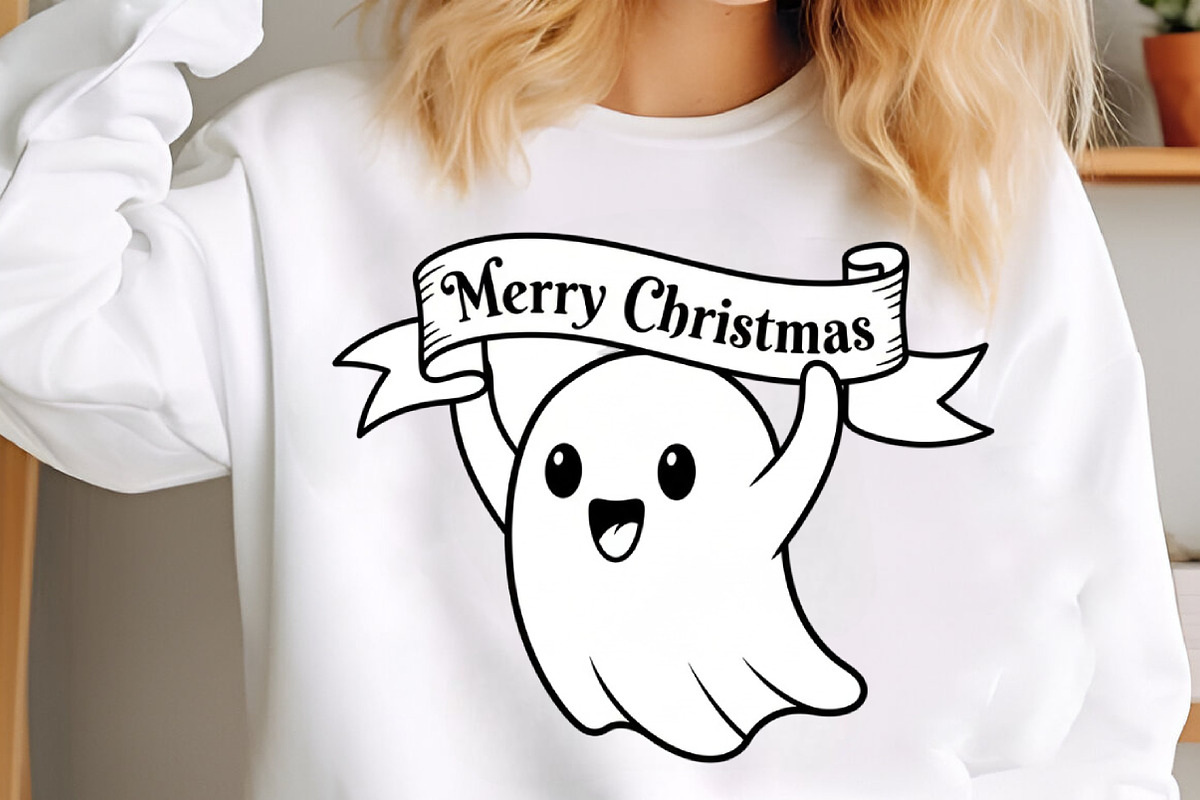 Christmas Ghost Clipart, an Illustration by SinaCreation (Photo 5 of 7)