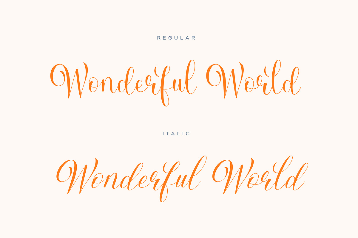 Lucky Sunshine - Modern Script, a Script Font by Typehand Studio (Photo 9 of 12)