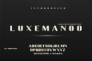 LUXEMANOO, a Sans Serif Font by indranesia (Thumbnail 1 of 2)