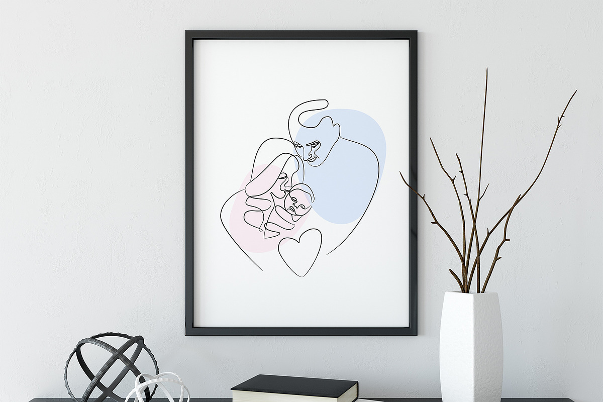 Maternity 20+ Line Art Illustrations, a Decorative Illustration by le-genda (Photo 11 of 11)