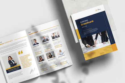 Business Brochure Canva Template, a Brochure Template by TheBrightGrap